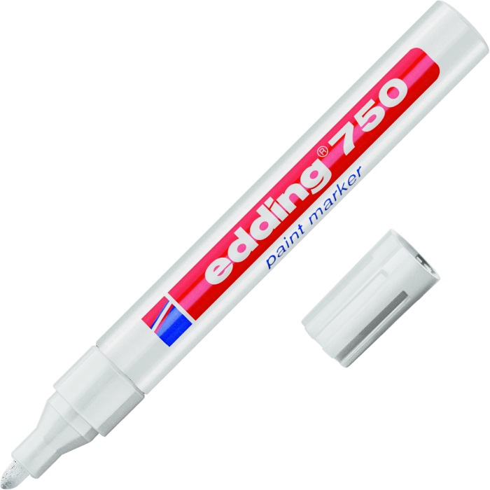 

Marker olejowy lakierowy Edding 750 2-4mm biały