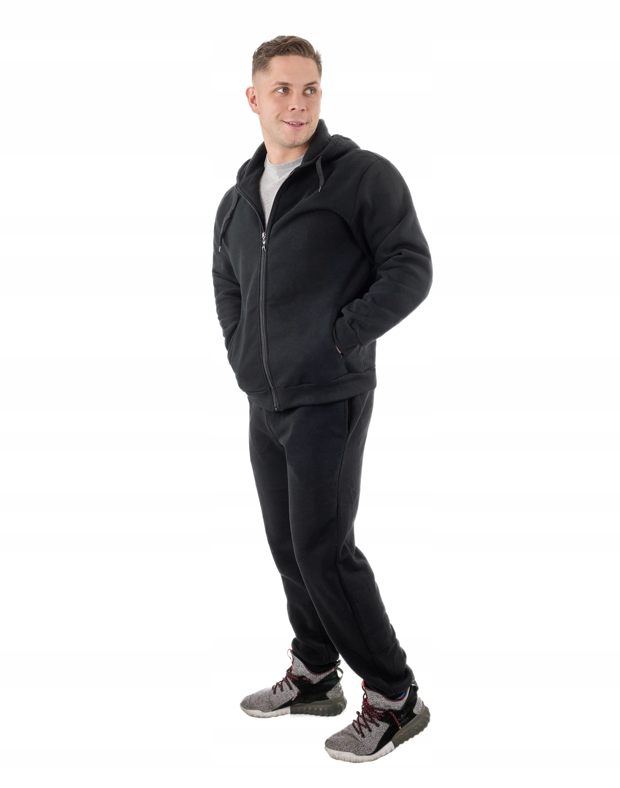 

Dres Komplet Dresowy Męski Bluza Spodnie 981-2 r M