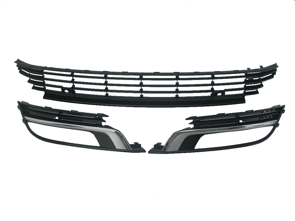 3C8853677 - VW PASSAT CC LIFT 3C8 РЕШІТКИ 3 ШТ. БАМПЕР 2011-