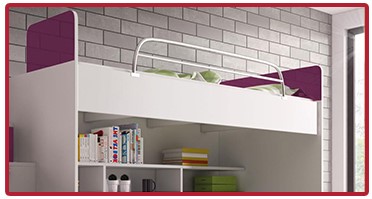 Łóżko piętrowe RAJ 2 + stelaże + materace Bohater brak