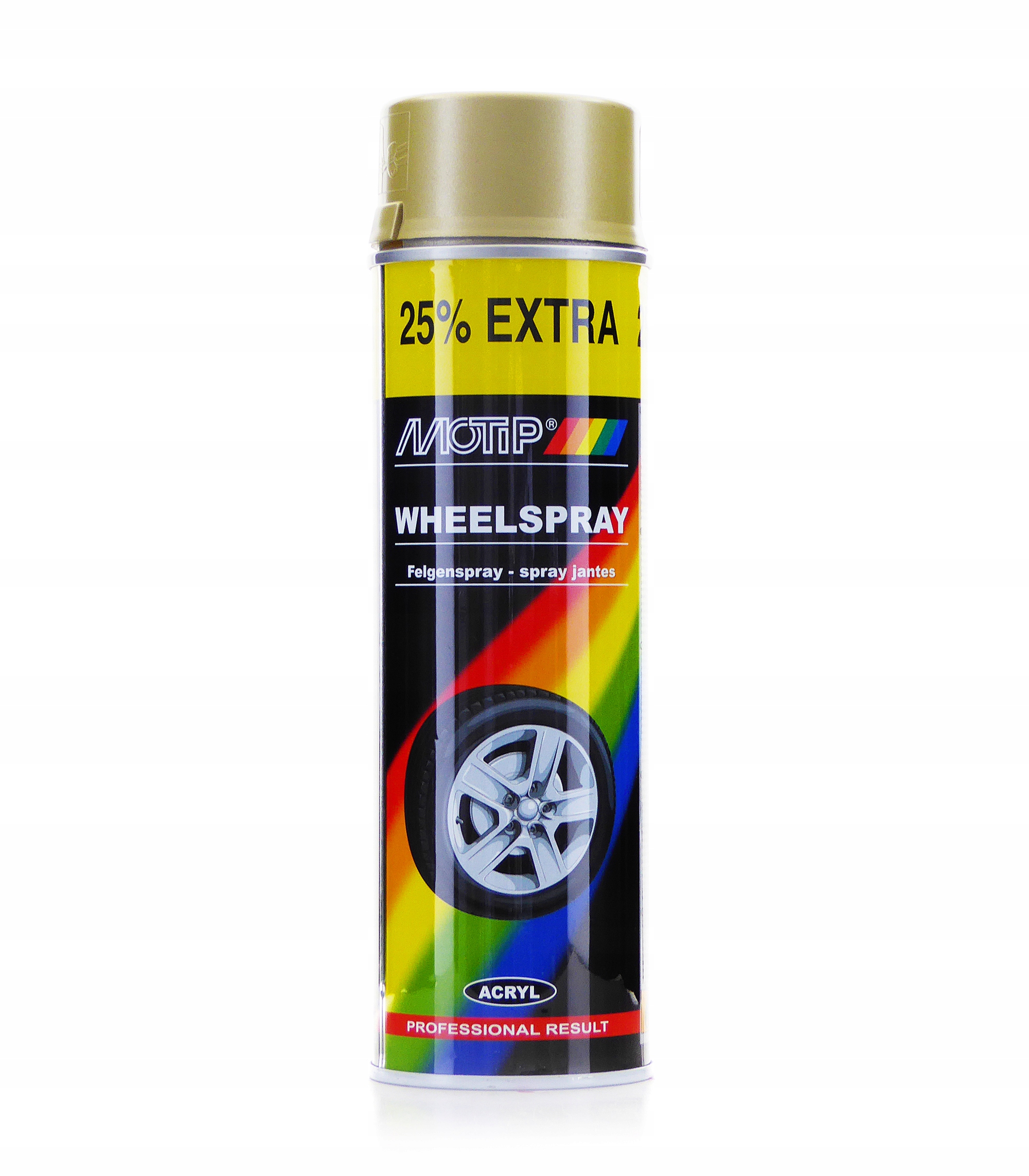 

Motip Lakier Spray Do Felg Kołpaków złoty 500ml