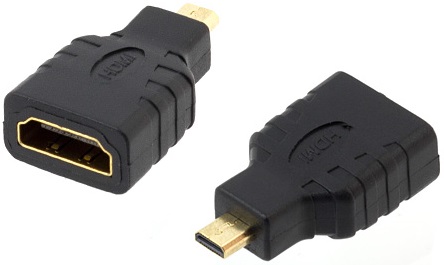 

Adapter Przejściówka Hdmi Micro Microhdmi Gold