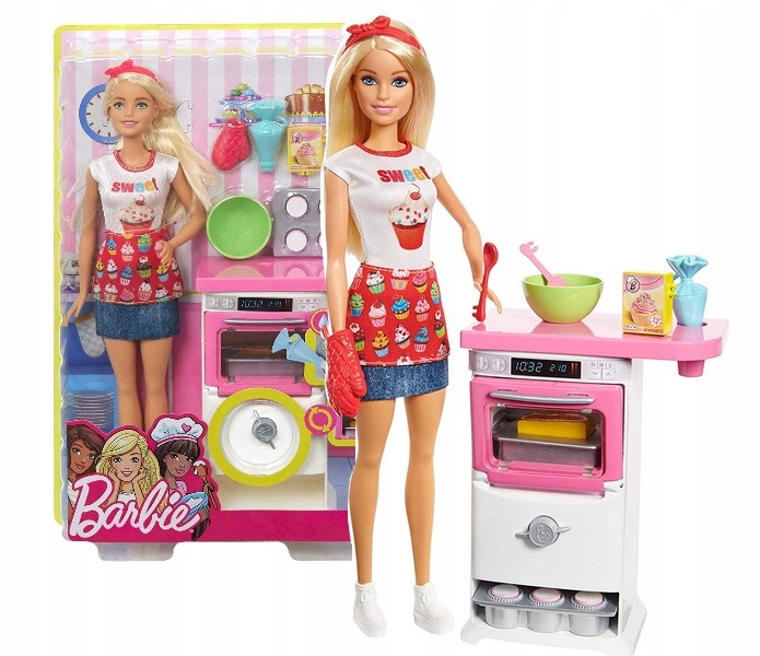 

Lalka Barbie Zestaw Domowe Wypieki Mattel FHP57