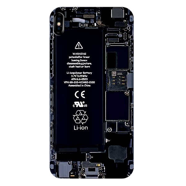 

Etui case do iPhone 5S Se zepsuty rozbity wnętrze