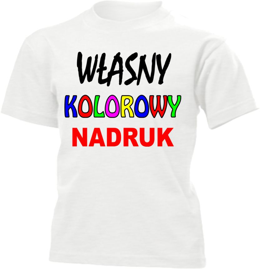 ФУТБОЛКА С СОБСТВЕННЫМ РИСУНКОМ РЕБЕНКА БЕЛАЯ 122/128