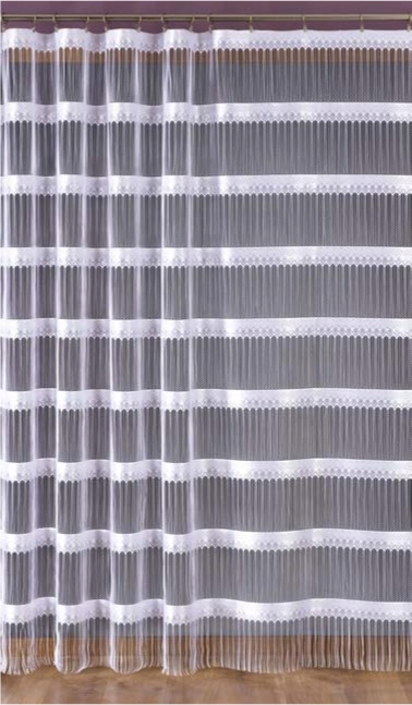 Mg Záclona Šňůry Bílé 255X250cm 9741 pol