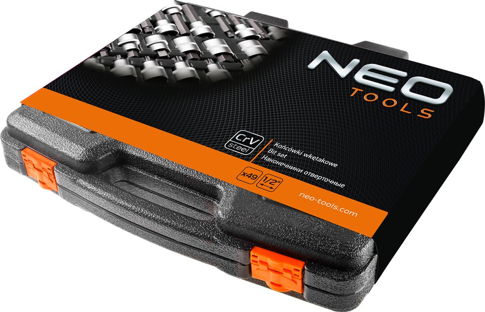 ZESTAW BITY NASADKI TORX HEX 49 SZTUK NEO 08 713 Number of Elements sets