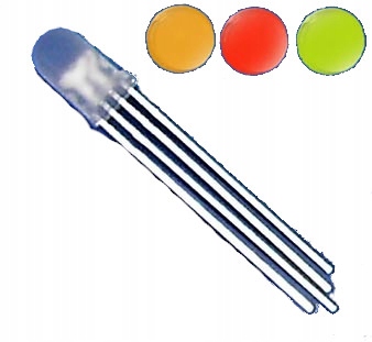 

Art Dioda Led 5mm 3-kolorowe Red-green-yellow 3szt