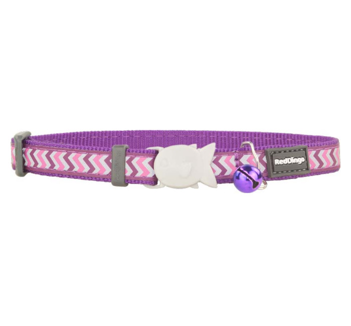 

Obroża dla kota Fioletowa Red Dingo 12mm/20-32cm