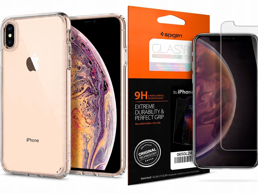 

Spigen Ultra Hybrid Etui Do Iphone X/xs +szkło Sgp