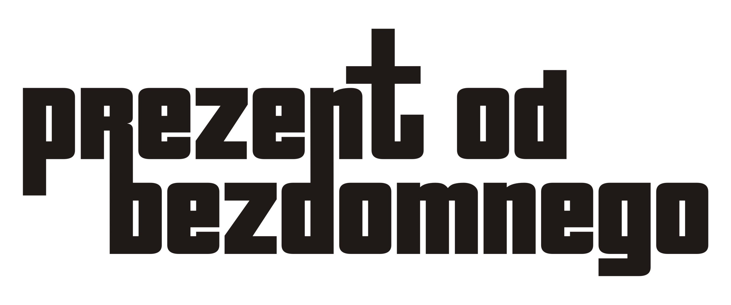 

od bezdomnego Naklejka na auto Dar