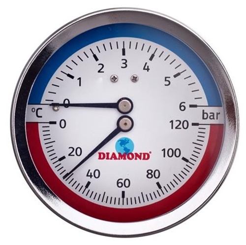 

Termomanometr tylny 120 stopni 6 bar