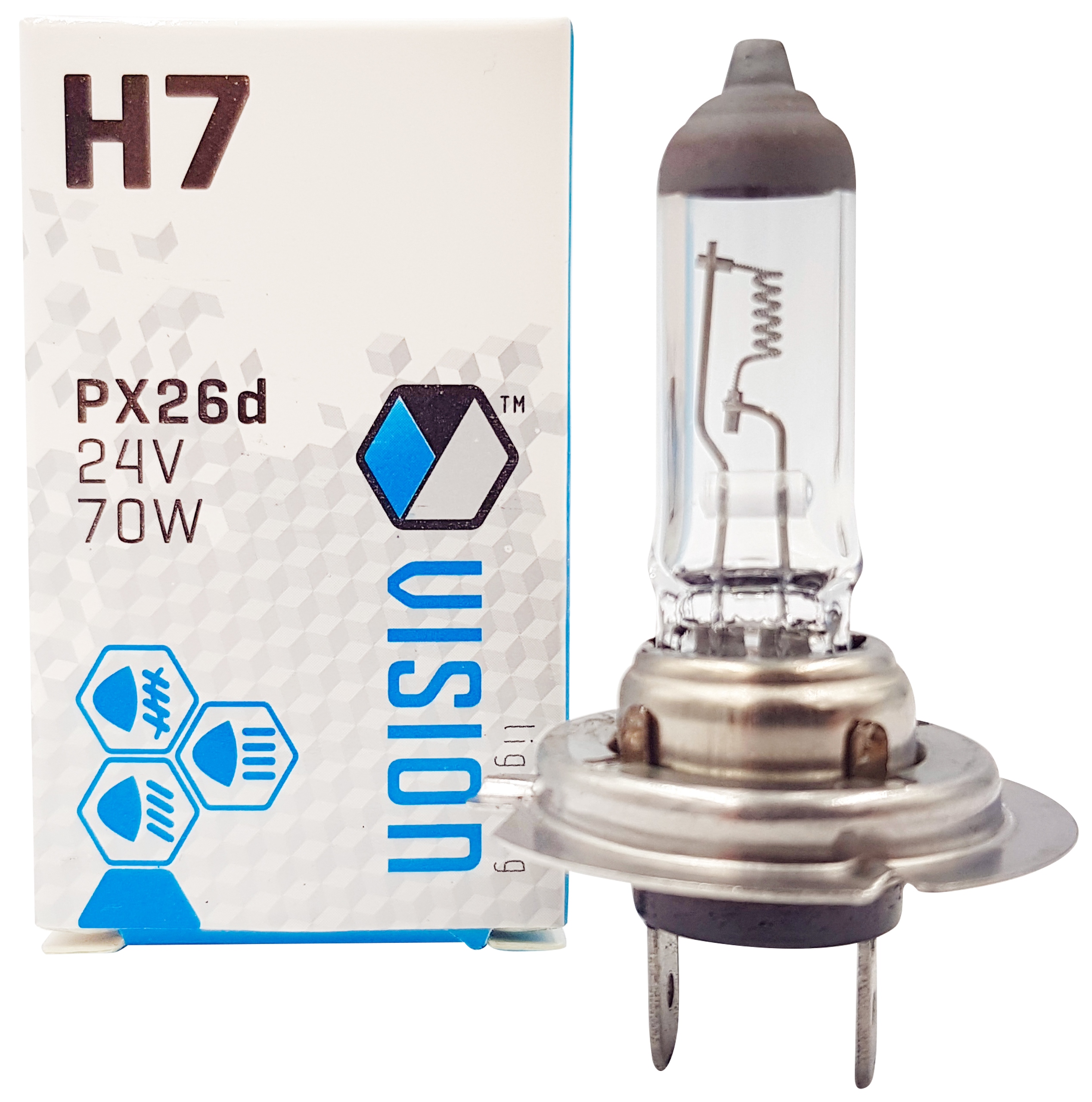 

Żarówka Vision H7 24V 70W PX26d U E4 58789