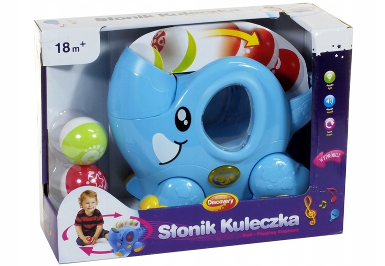 DUMEL FONTANNA Z PIŁECZKAMI SŁONIK KULECZKA Marka Dumel Discovery