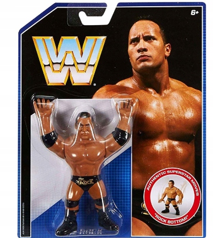 

Mattel Wrestling Retro Wwe Figurka Akcji Rock