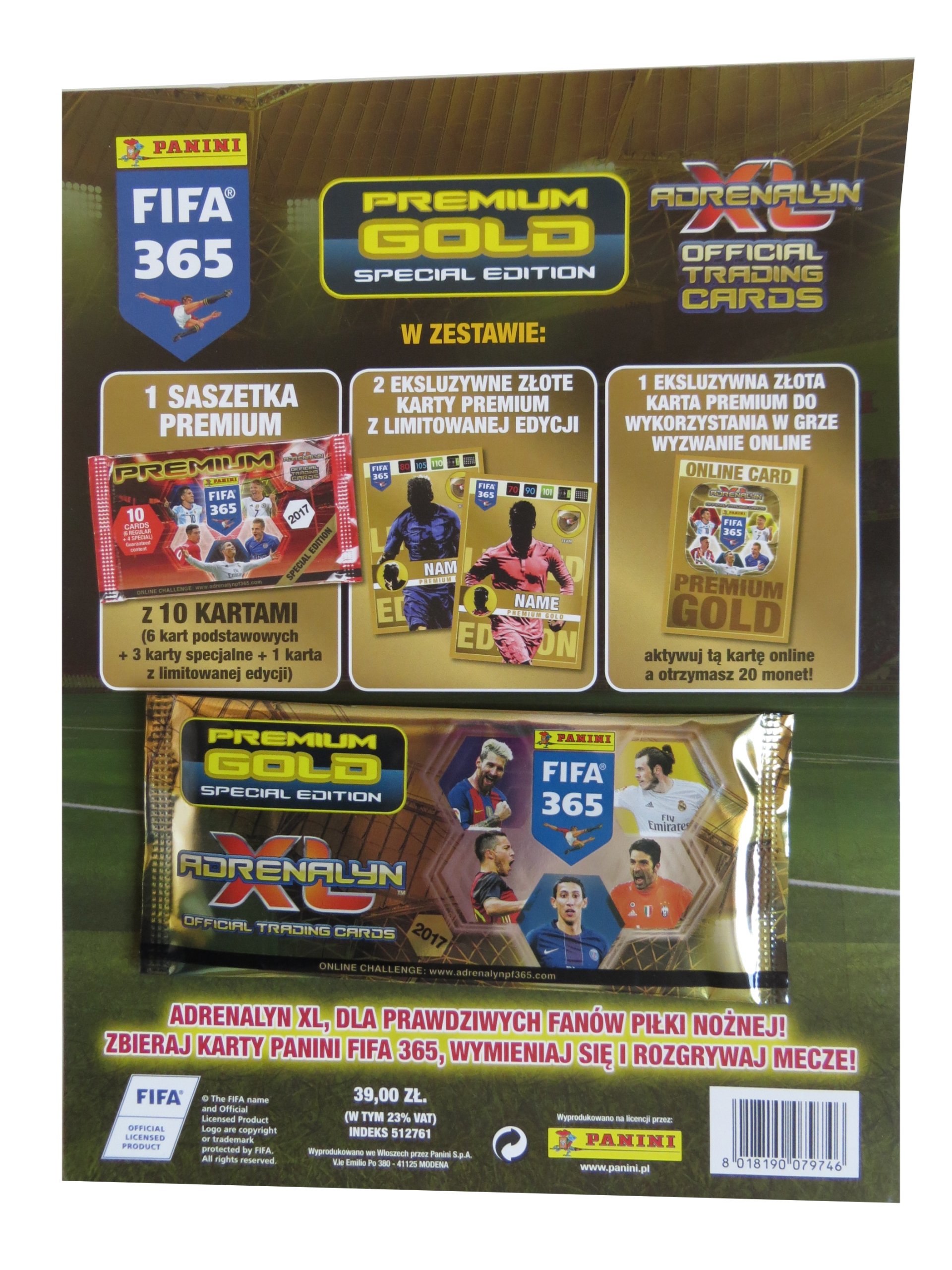 Fifa 365 2017 Saszetka Premium Gold 3 Limited 13 K