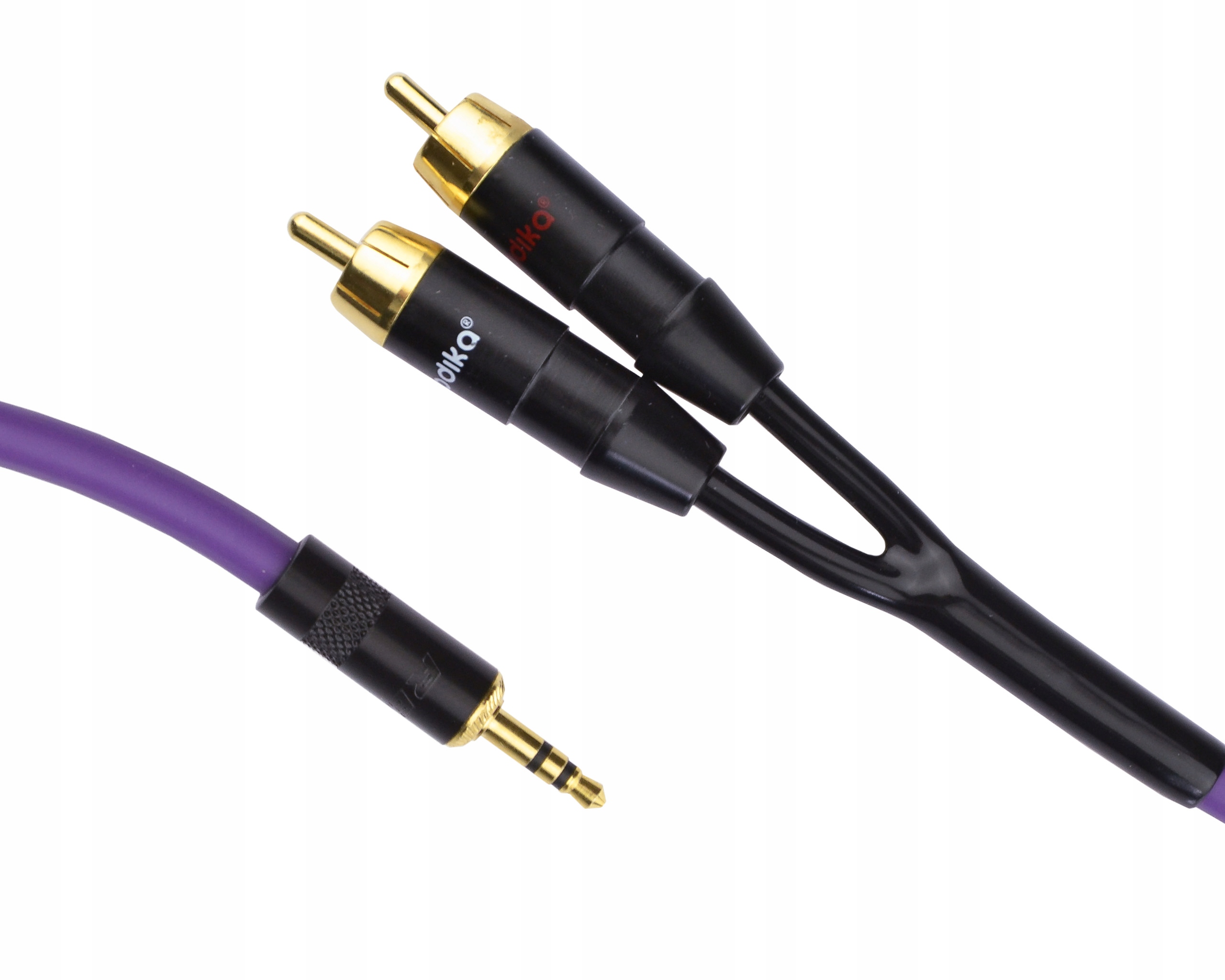 

Przewód Jack 3.5 - 2RCA Kabel Melodika Cinch 3m