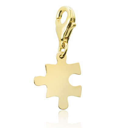 

Złoty Charms PR.333 Puzzel- Boniche-grawer Gratis!