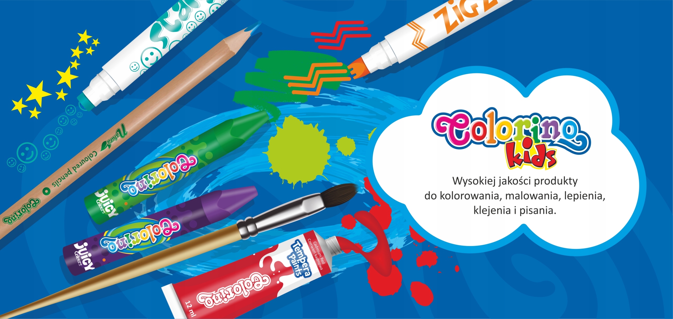 COLORINO FARBY AKWARELOWE 12 KOLORÓW PALETKA 15660 Stan opakowania oryginalne