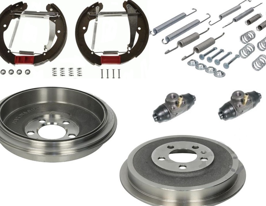 БАРАБАНИ ЩЕЛЕПИ ЦИЛІНДРА ПРУЖИНИ VW POLO 6R 09-