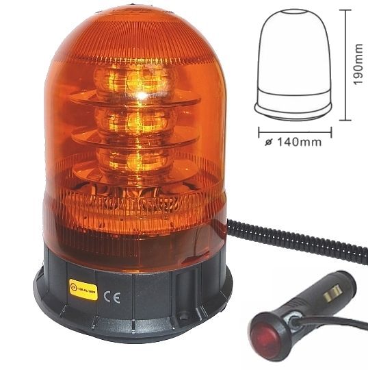 KOGUT POMARAŃCZOWY MAGNES LAMPA OSTRZEGAWCZA LED Producent części Inny