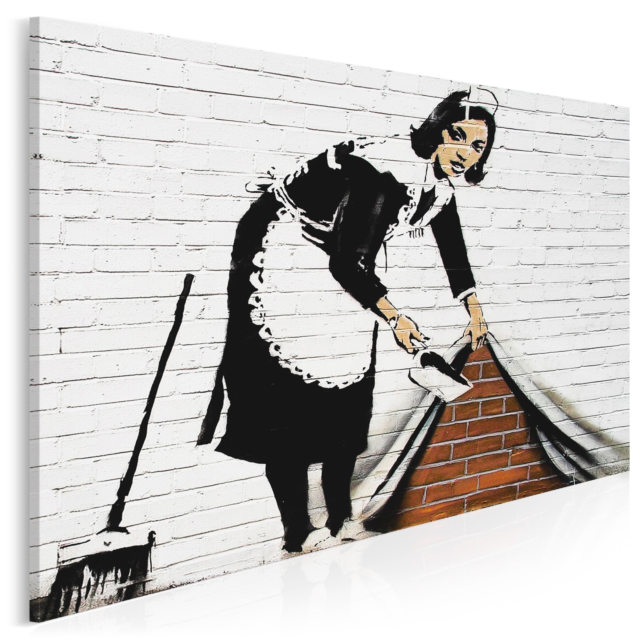 

20010 Q10 Obraz na płótnie Banksy Pokojówka Mural