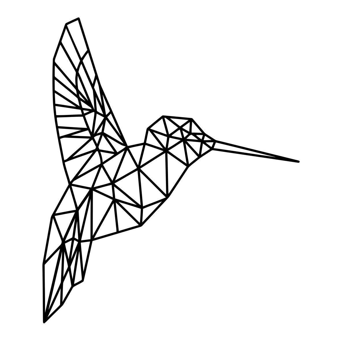 Стилизация птиц геометрическими фигурами