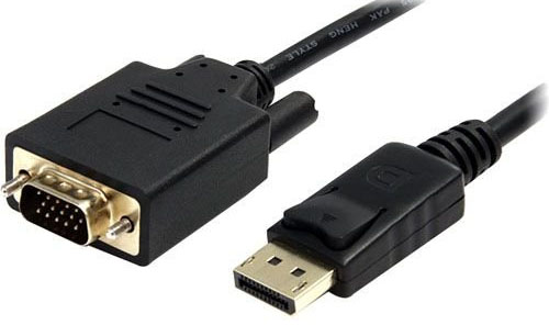 Кабель дисплей порт VGA 2 м DisplayPort DP Пау код виробника кабель-адаптер DisplayPort DP дисплей порт VGA