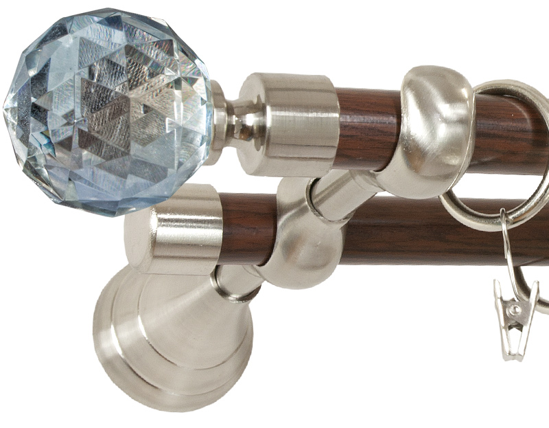 

Karnisz Crystal 360 cm Podwójny 3,6 karnisze fi 19
