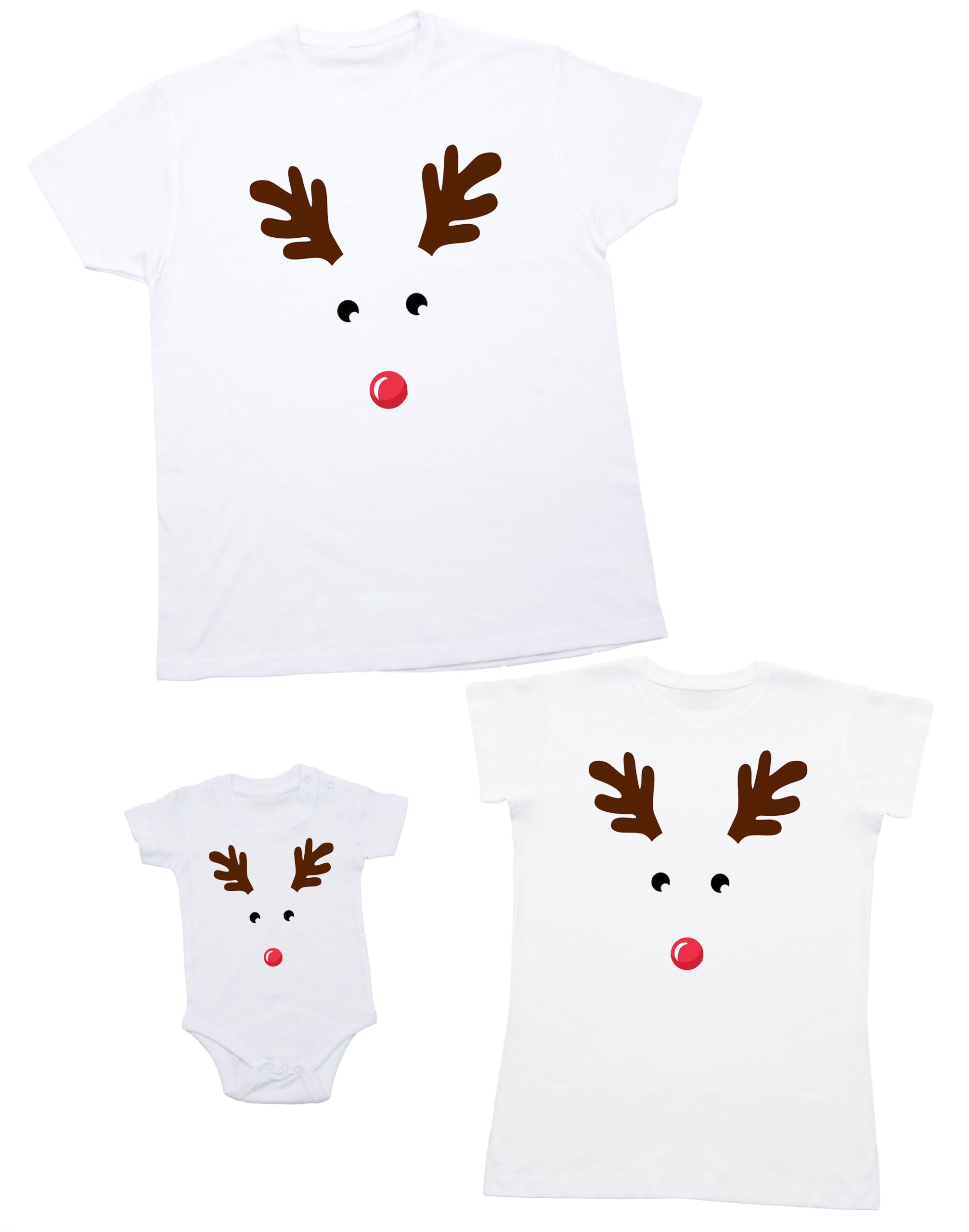 Набор ПРАЗДНИЧНЫХ футболок МАМА ПАПА СЫН ДОЧЬ