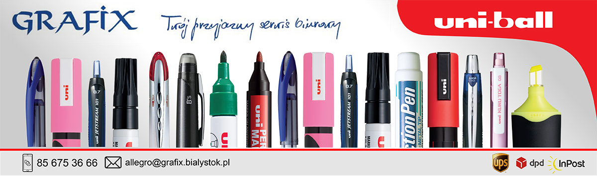 Marker Uni z farbą POSCA PC-5M biały 1,8-2,5mm Kolor biały