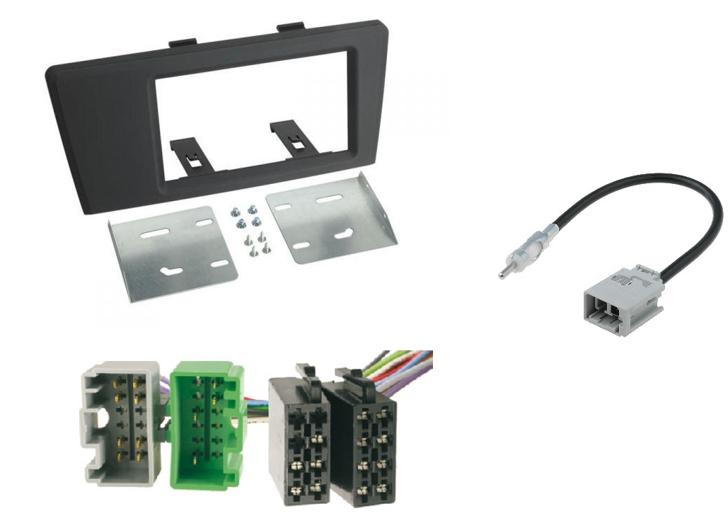 Rámčekový adaptér Iso pre montáž rádia 2DIN Volvo S60 S70 V70 XC70 2000-2009