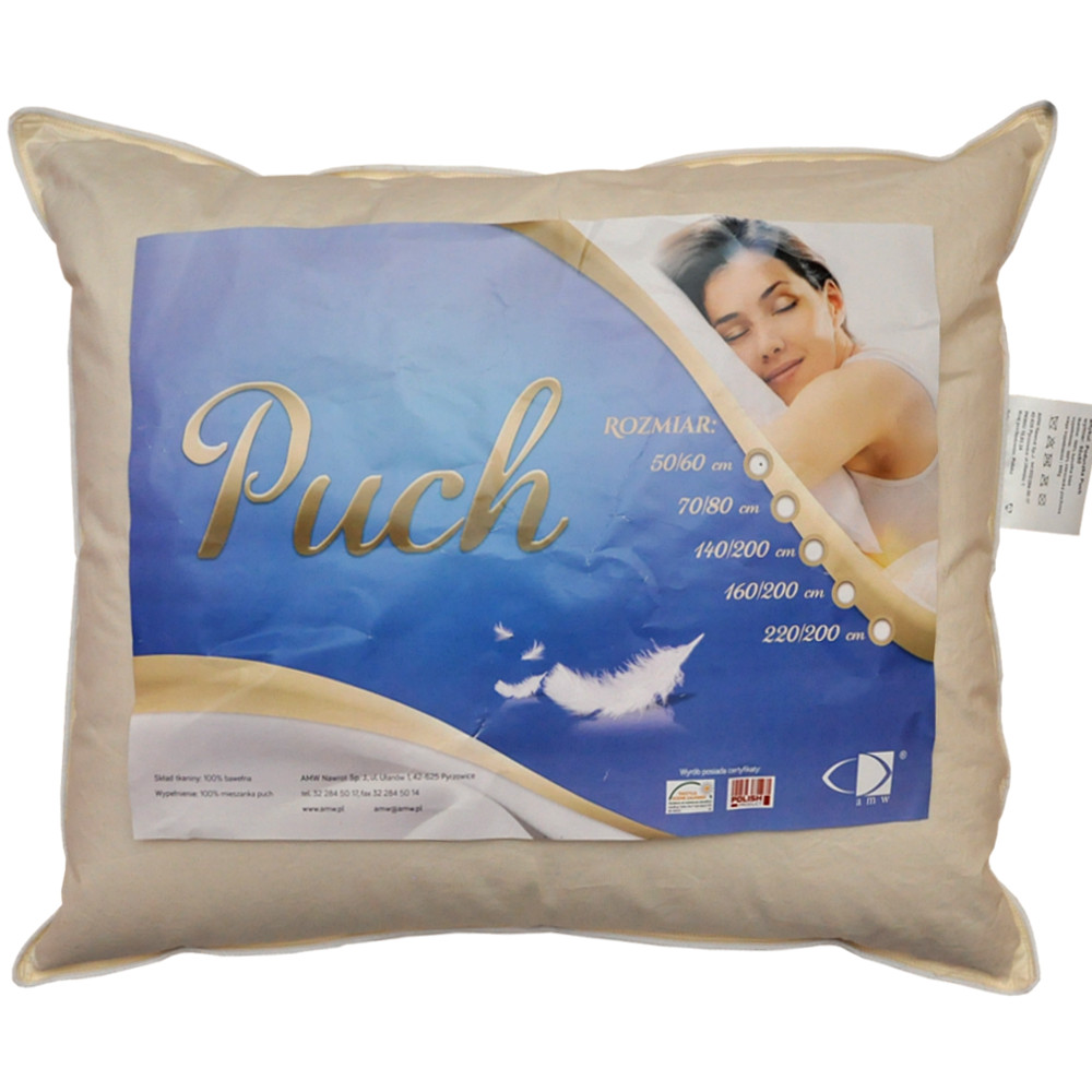

Poduszka puchowa 50x70 Amw polski puch gęsi jasiek