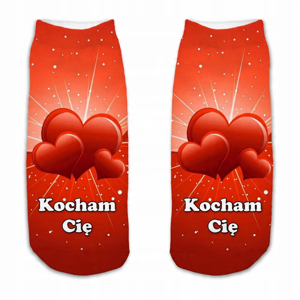 

Skarpetki Stopki Walentynkowe Serca Love