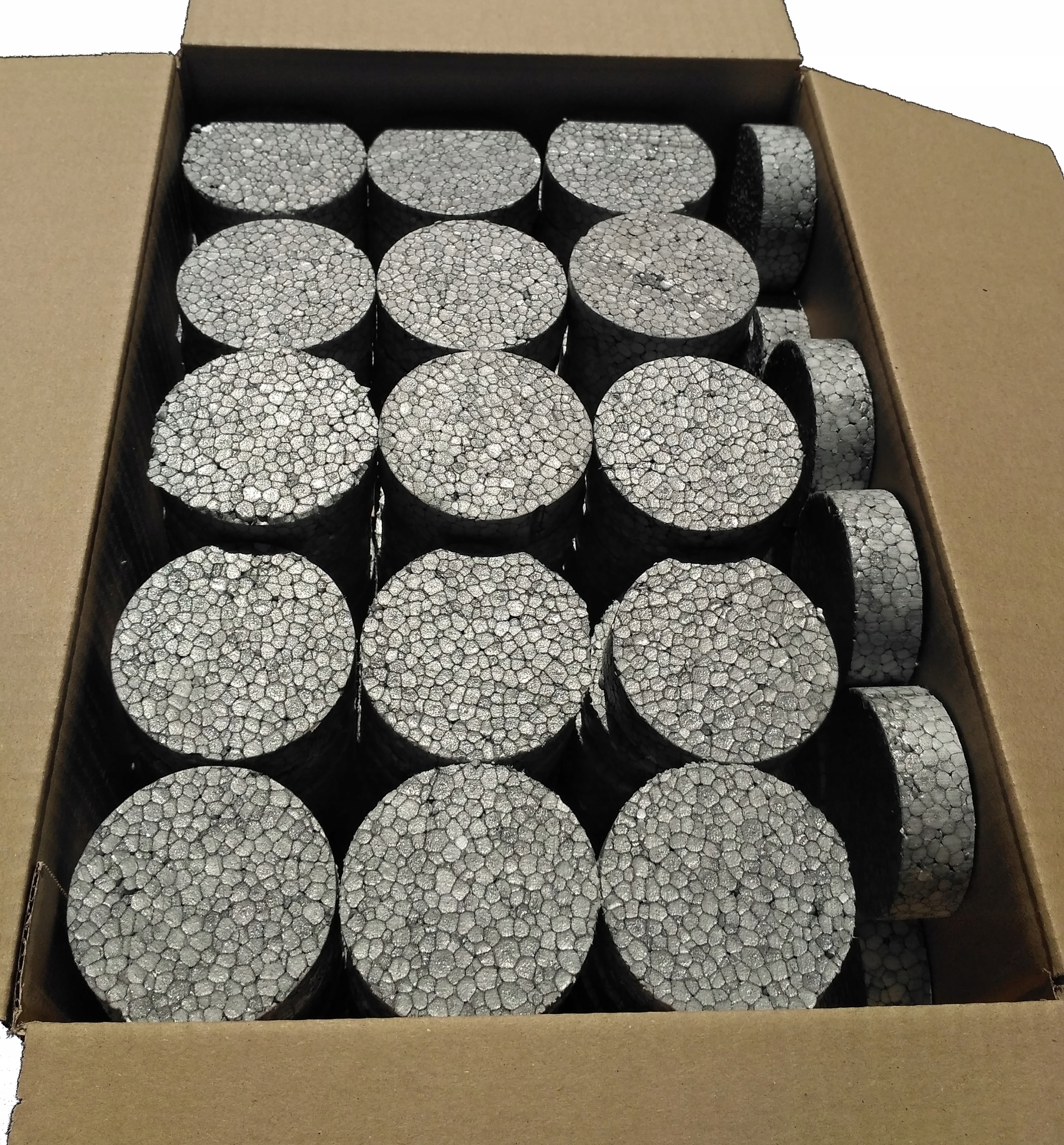 ZAŚLEPKI STYROPIANOWE TERMODYBLE GRAFIT 500SZT Kod producenta 1317