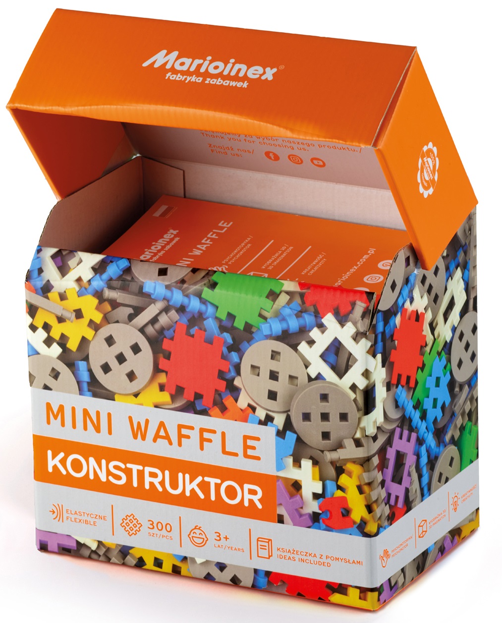 

Mini Wafle Konstrukcyjne Konstruktor 300.EL
