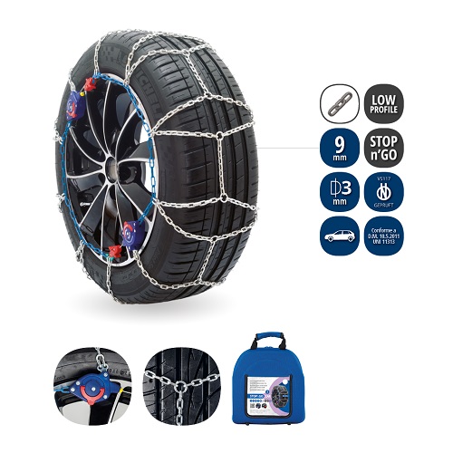 ŁAŃCUCHY VERIGA STOP&GO gr.130 do opon 14", 15", 16", 17", 18", 19", 20" Producent Veriga