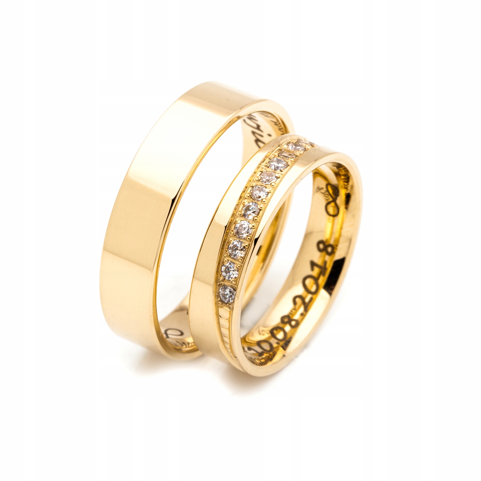 Zlaté Prsteny 14K 5 mm Brylant id A-145