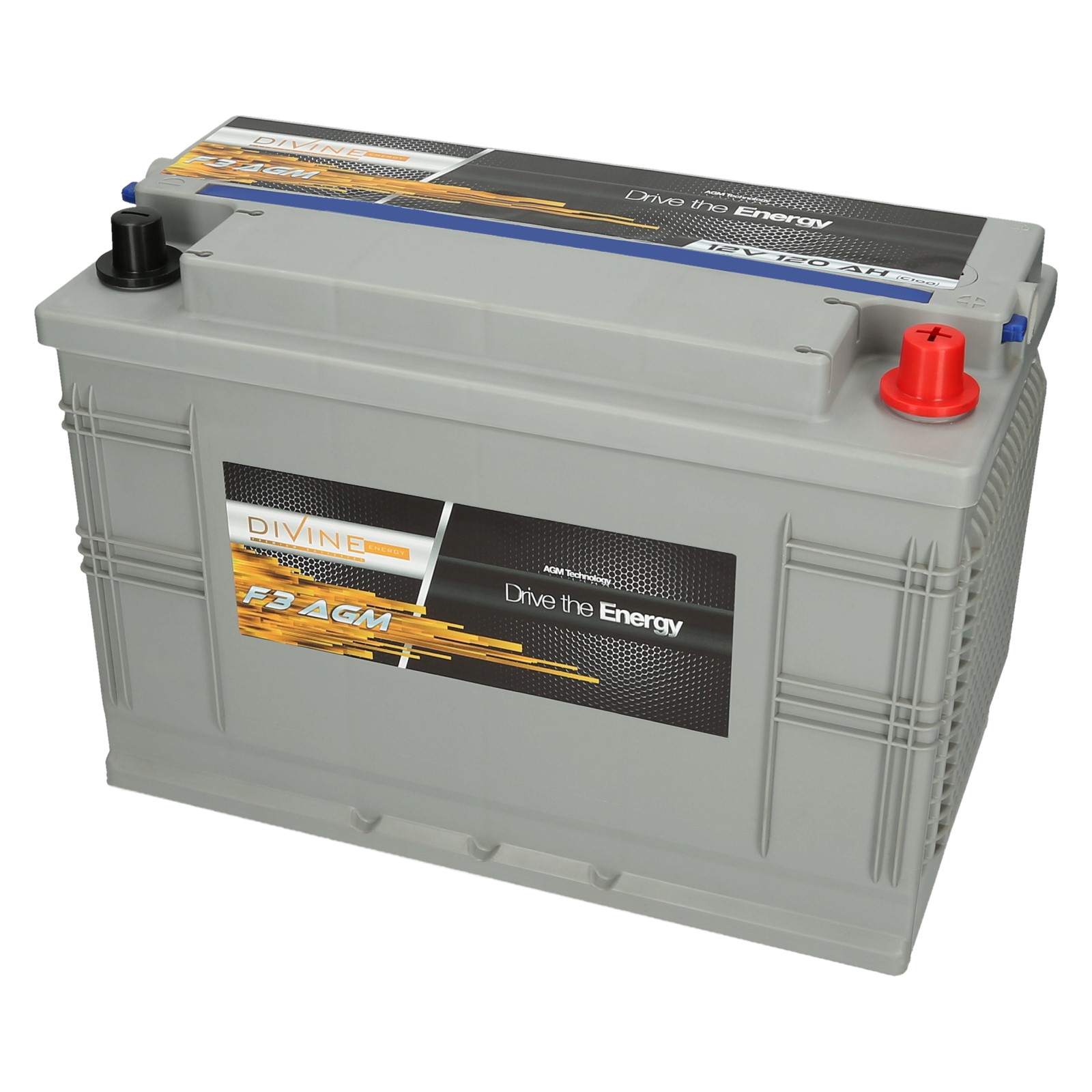 Akumulator DIVINE AGM F3 120Ah technologia AGM