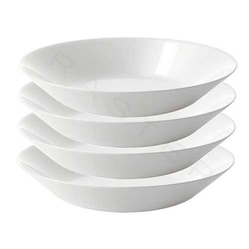 Тарелка глубокая ИКЕА Oftast для 4 человек