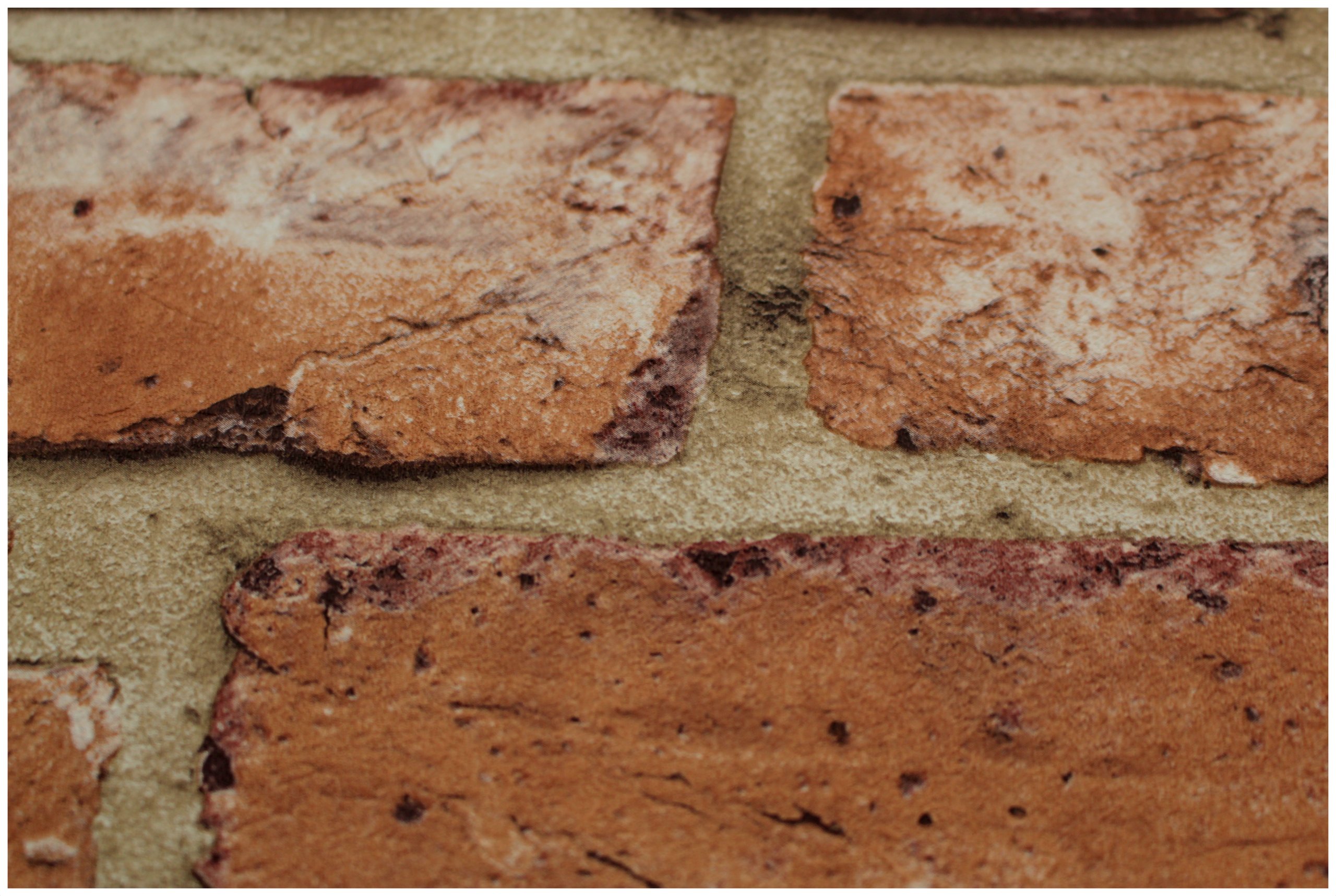 TAPETY TAPETA CEGŁA W CEGŁE EFEKTEM 3D WINYL Długość 10.05 m