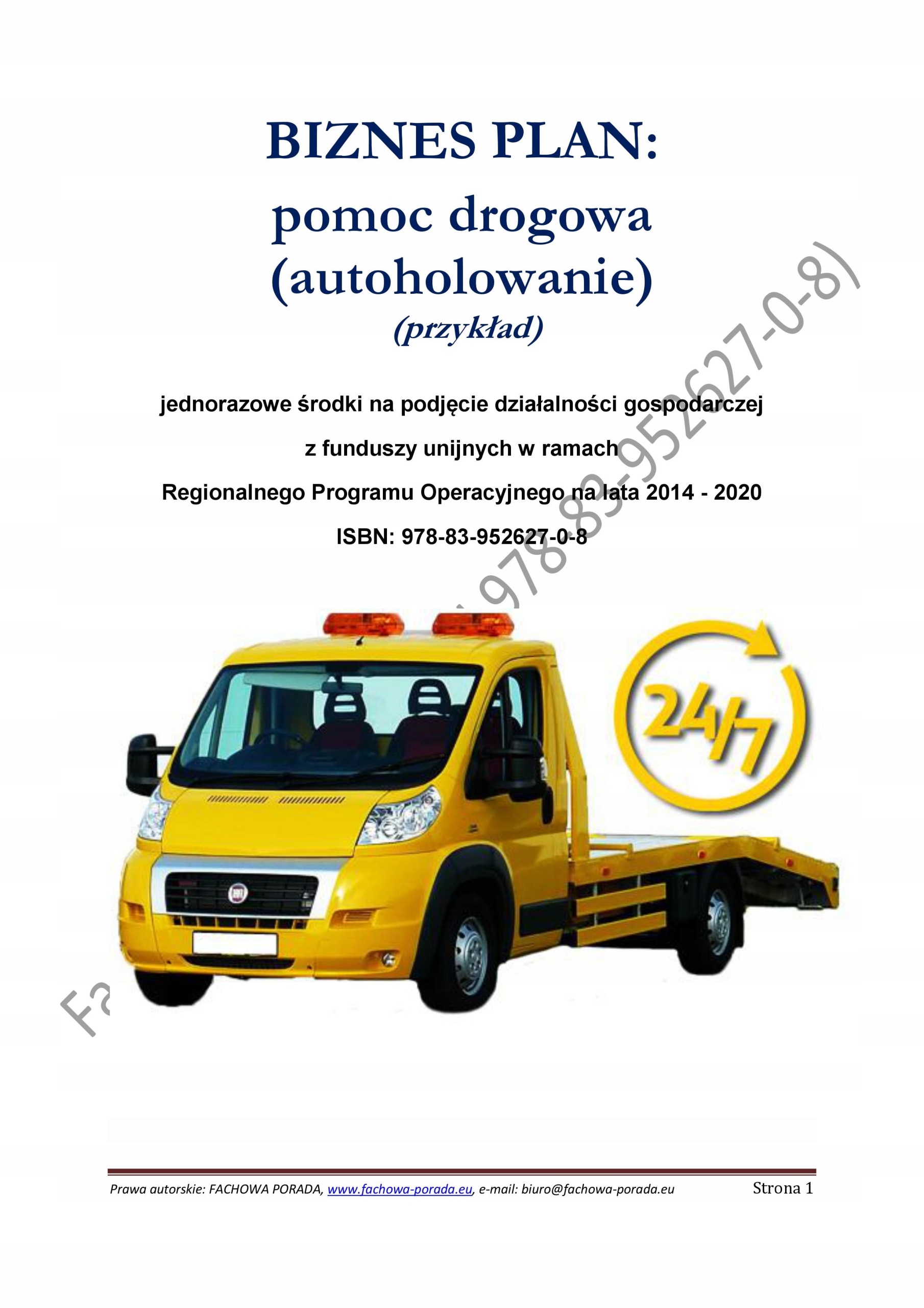 Biznesplan Pomoc Drogowa (Autoholowanie) 2 - 34,90 Zł - Allegro.pl - Raty 0%, Darmowa Dostawa Ze Smart! - Serock - Id Oferty: 7623546916
