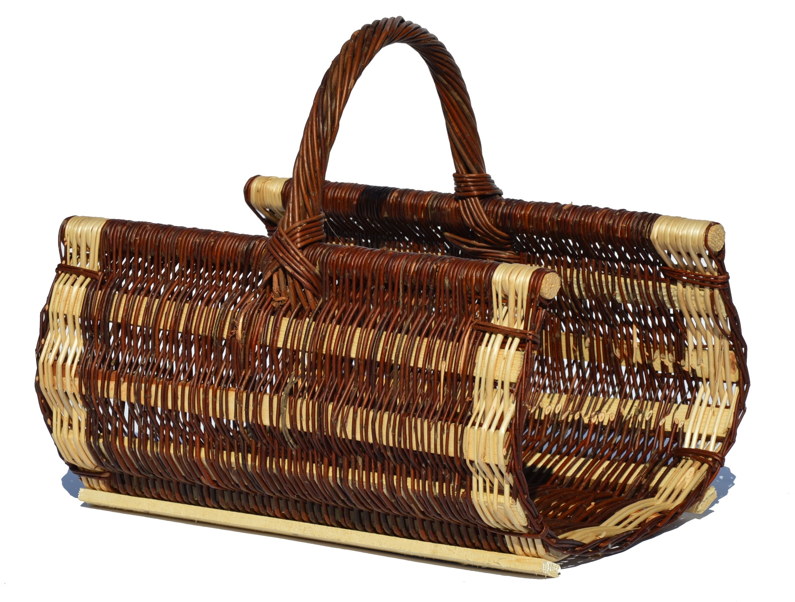 Proutěný koš na dřevo do krbu 50 cm Super!!!