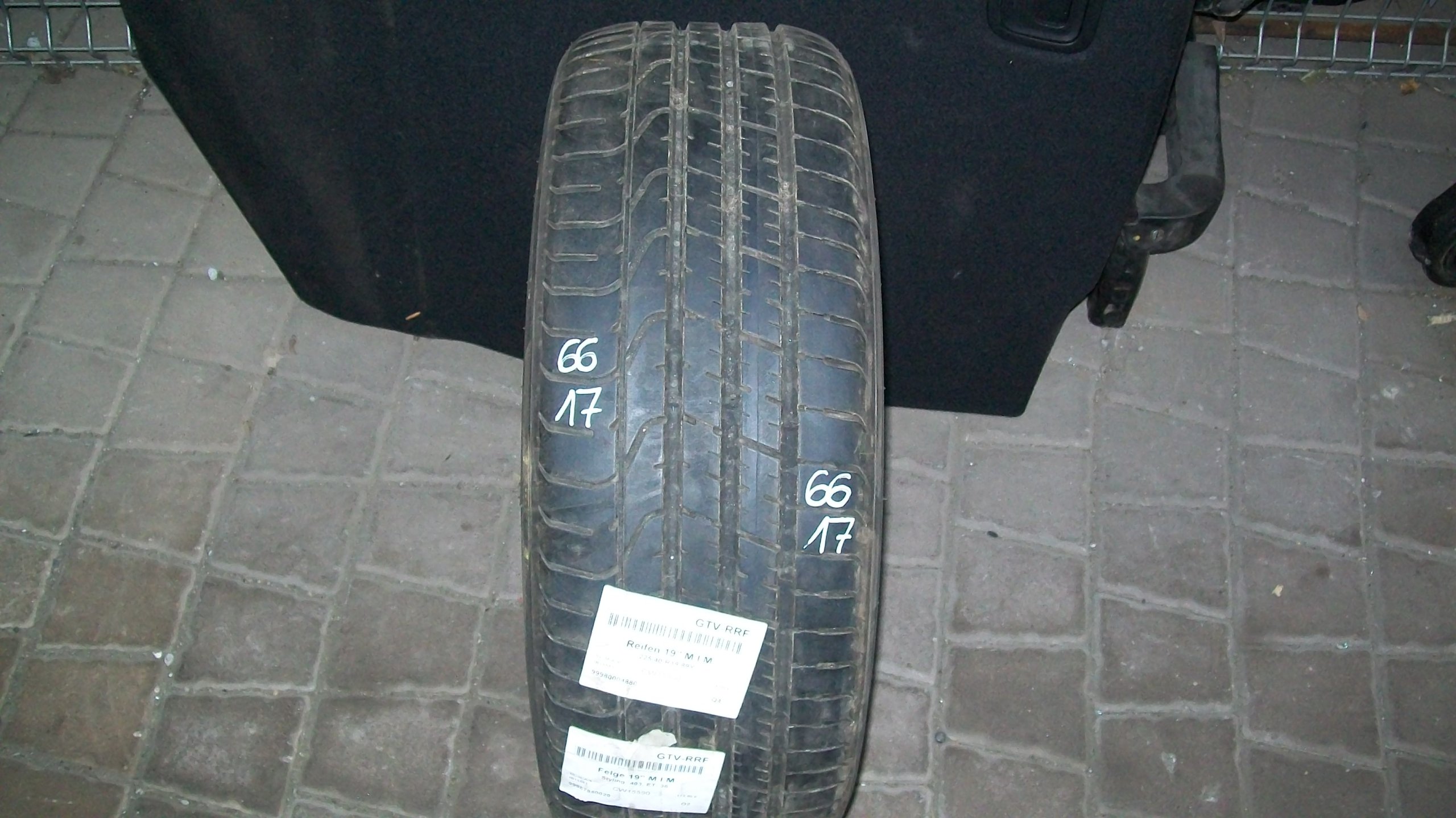 OPONA PIRELLI P ZERO RSC 225/45R19 (92W) 6,60MM za 300 zł z Gdańsk ...