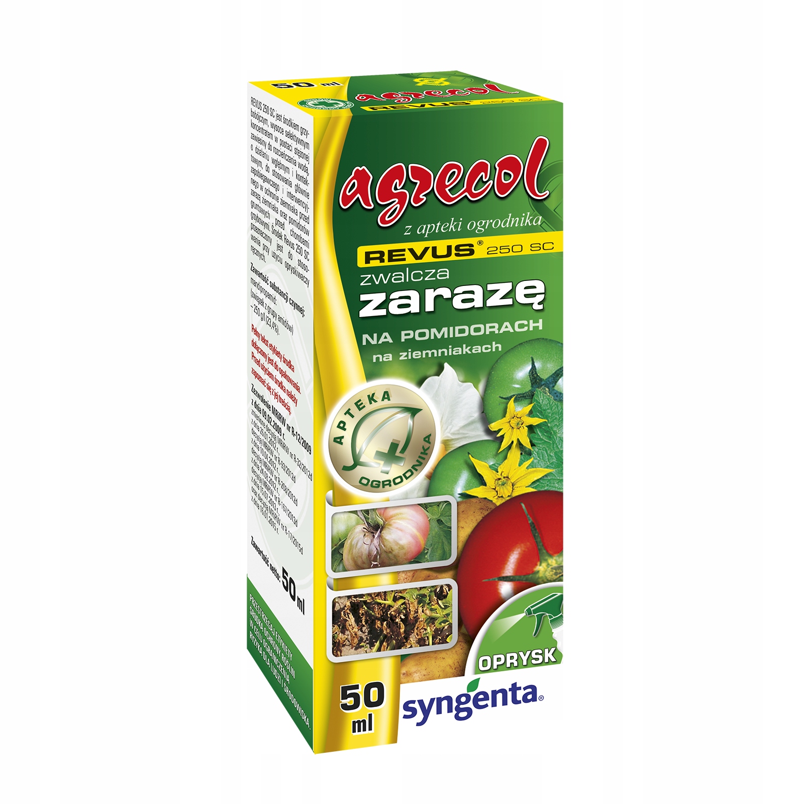 

Środek Grzybobójczy Dla Pomidorów 50ML Revus 250SC