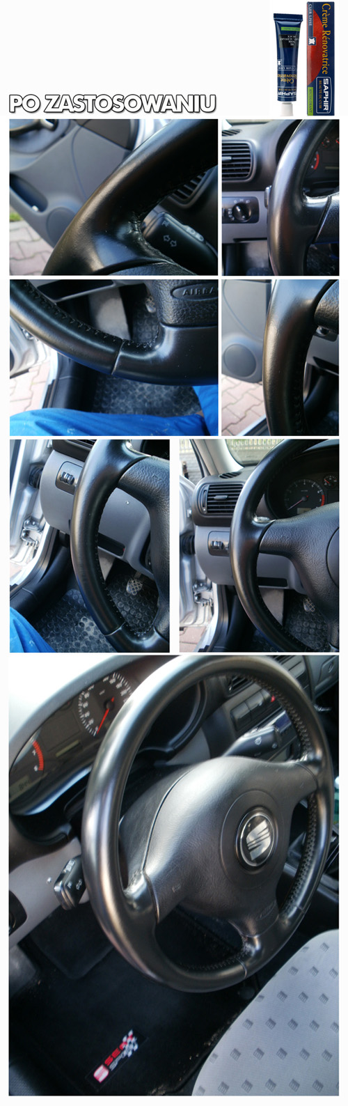 ZESTAW SAPHIR KREM+RENOMAT+4SZMATKI RENOWACJA SKÓR Numer katalogowy producenta 1137-RKS