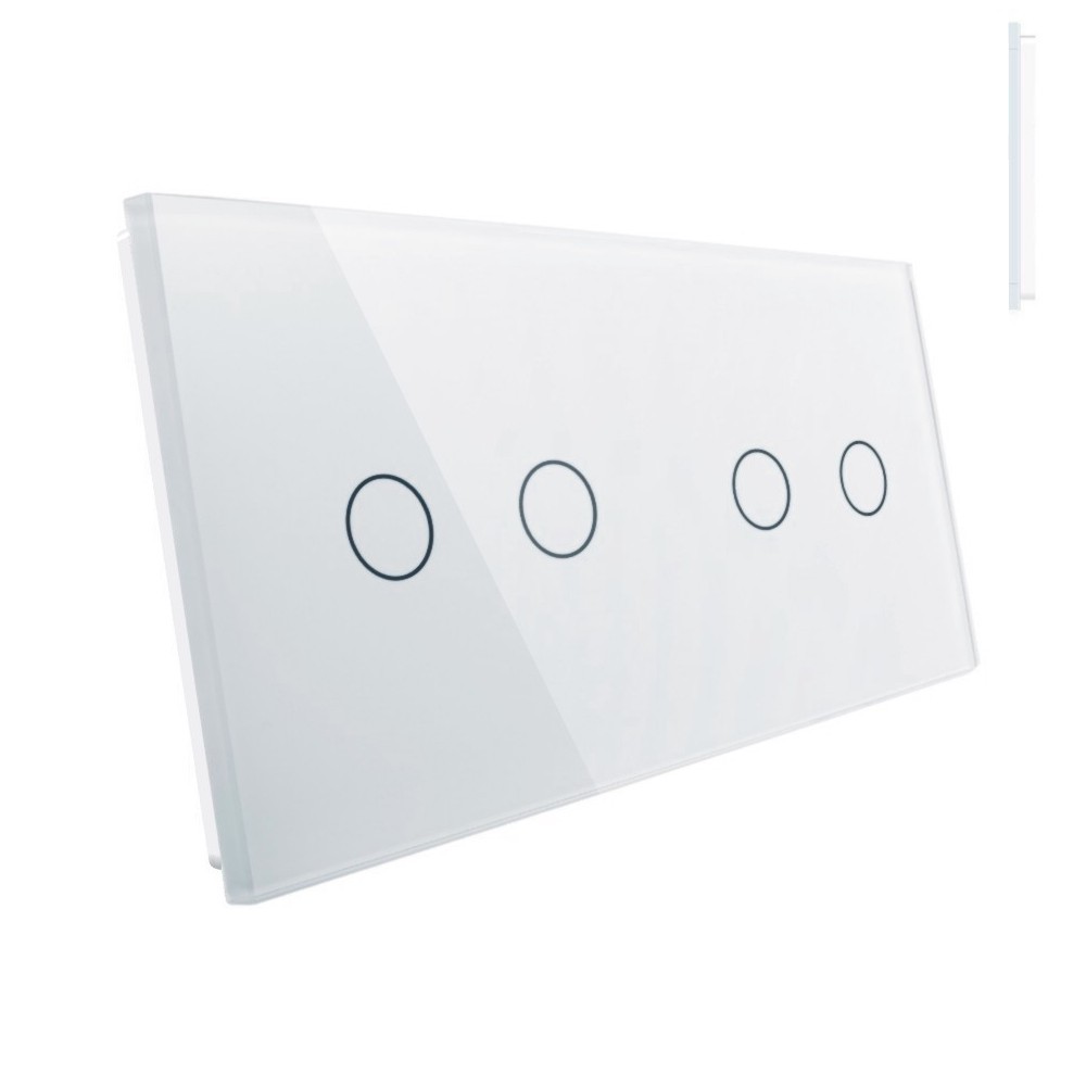 

Livolo Panel Szklany Włącznika Dotykowego 2+2 B