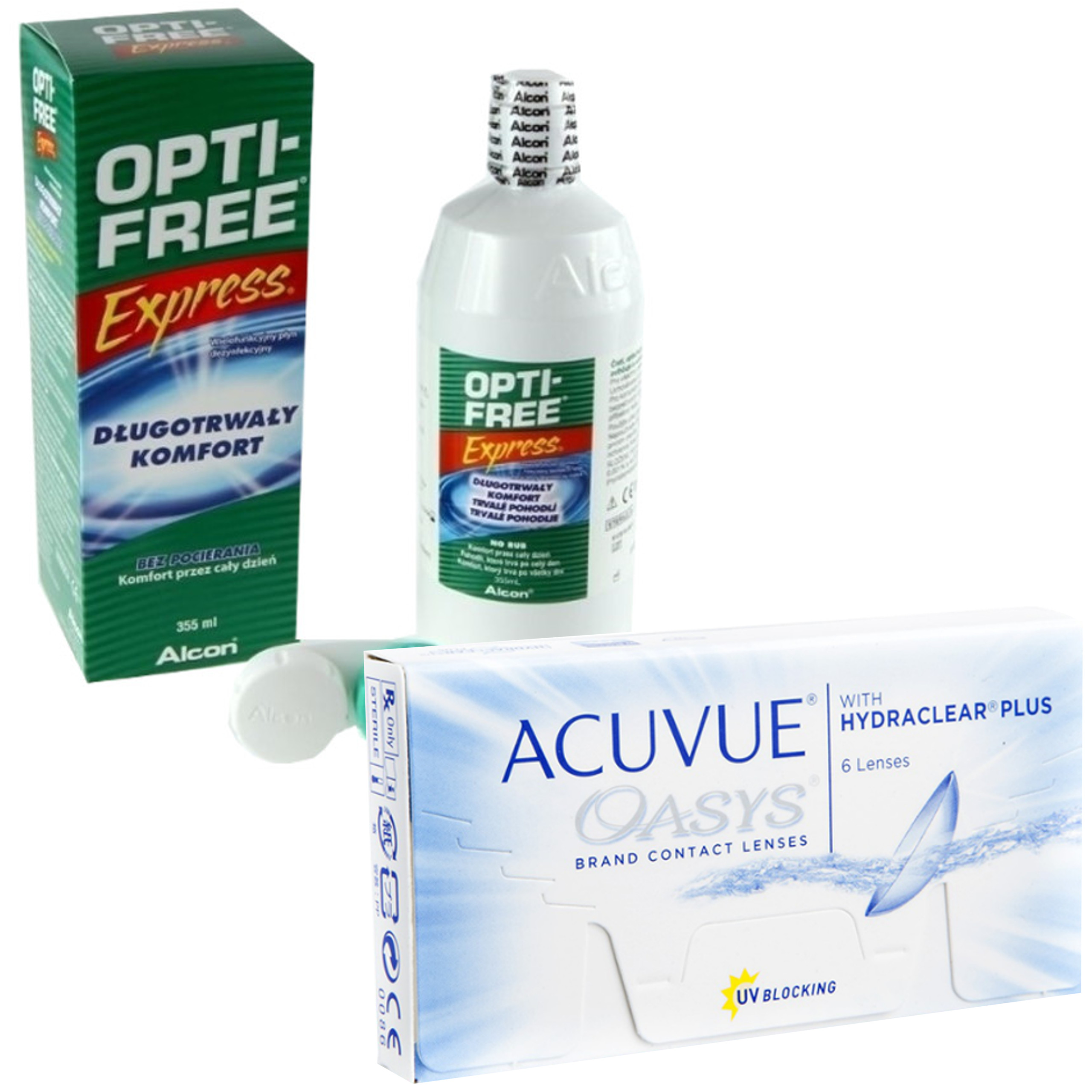 

Acuvue Oasys Hydraclear Plus 6 szt+Opti Free 355ml