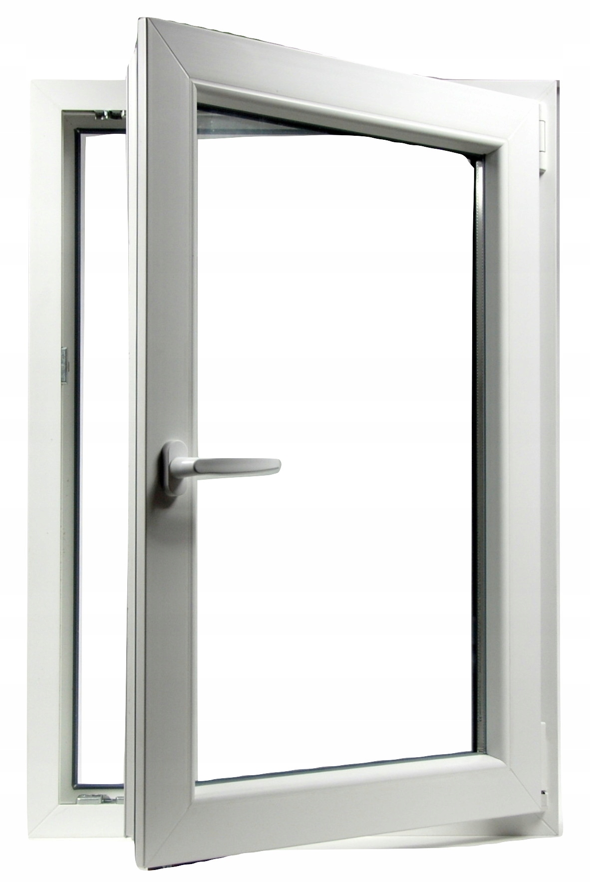 OKNO PCV 600 x 1200 RU 1 x CIEMNY DĄB Marka Alucon