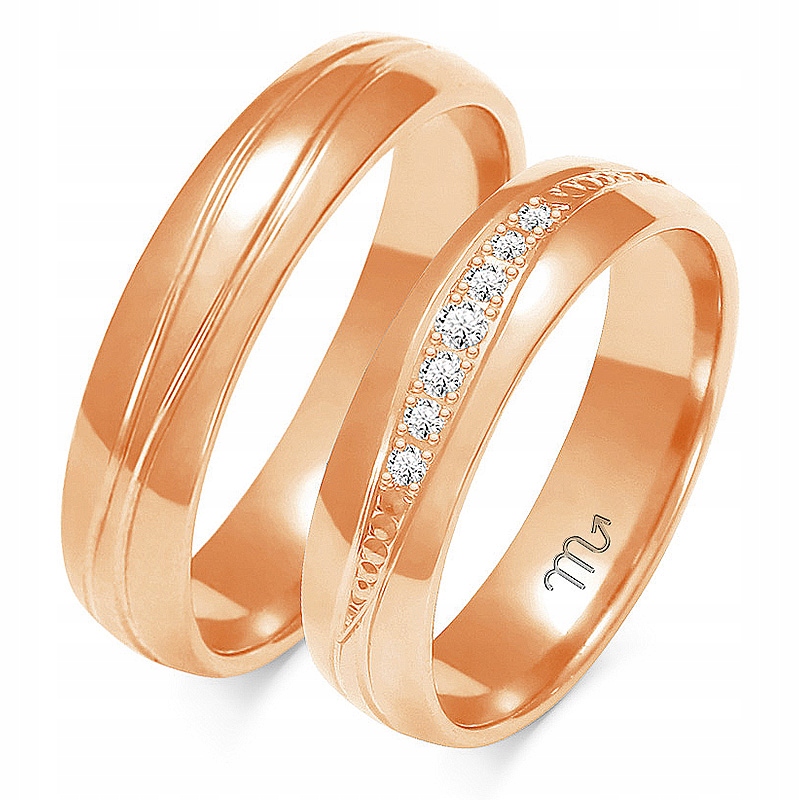 Zlaté Prsteny 14K 5 mm Zirkon id A-131